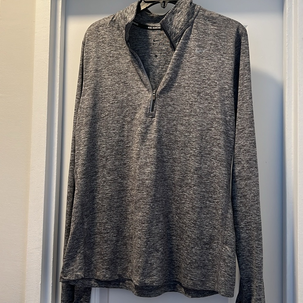 Nike soul cycle zip pull over top